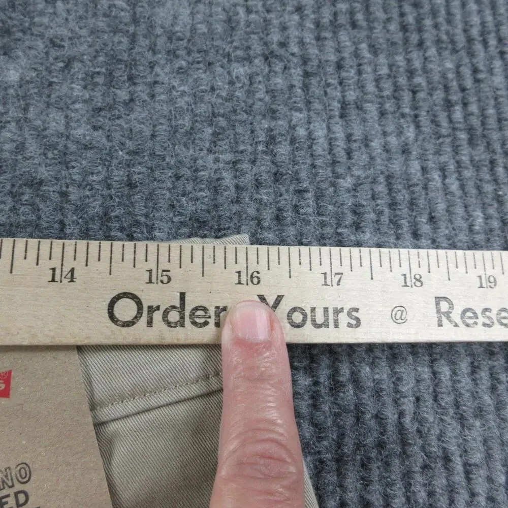 Levi's Pants Mens 31x32 Beige XX Chino Relaxed Straight Flat Front 32x31* NWT